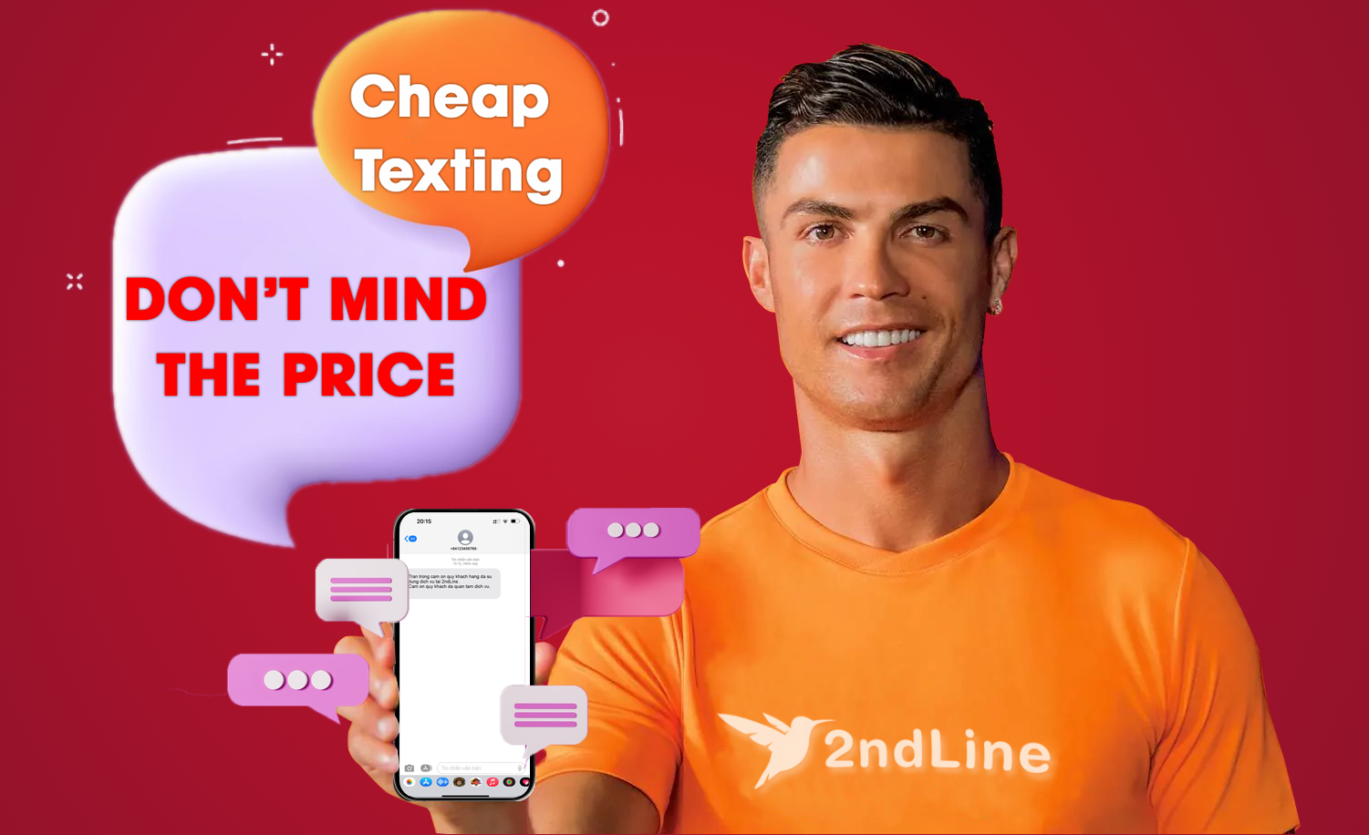 Launch of SMS messaging feature - exclusive at 2ndLine.io